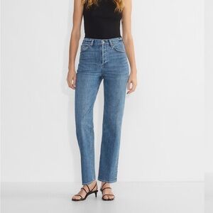 Aritzia Blue Straight Leg Jeans